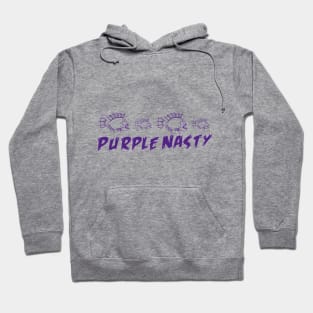 Purple Nasty Piranhas Hoodie